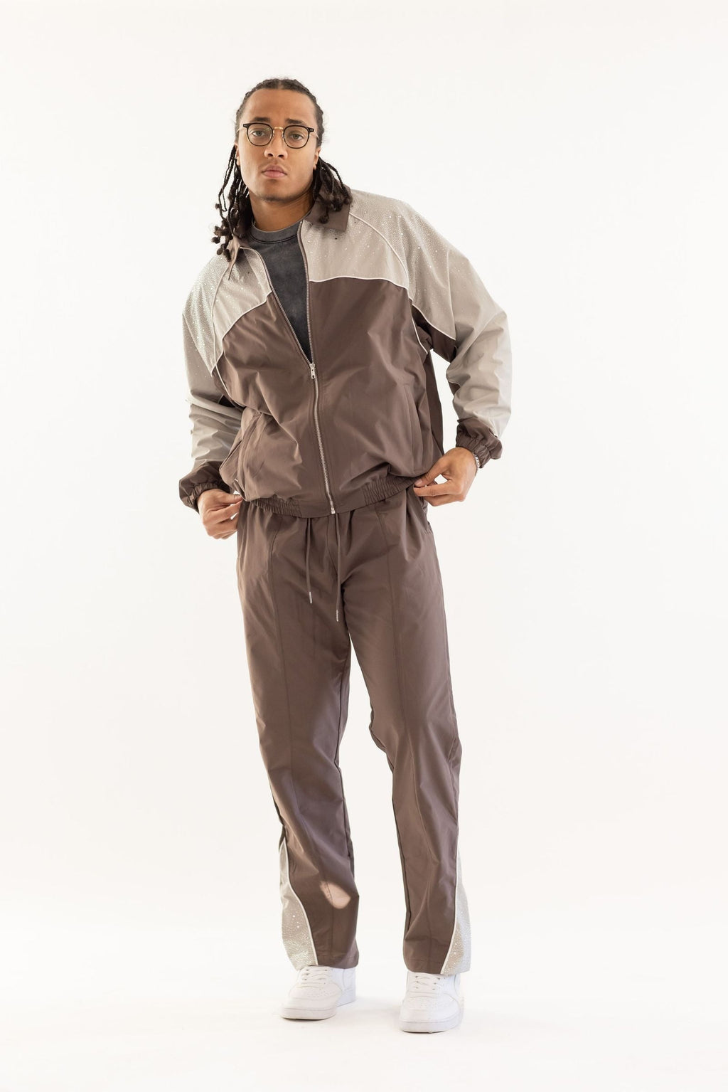 Survivance Survêtement Strass - Marron/Kaki