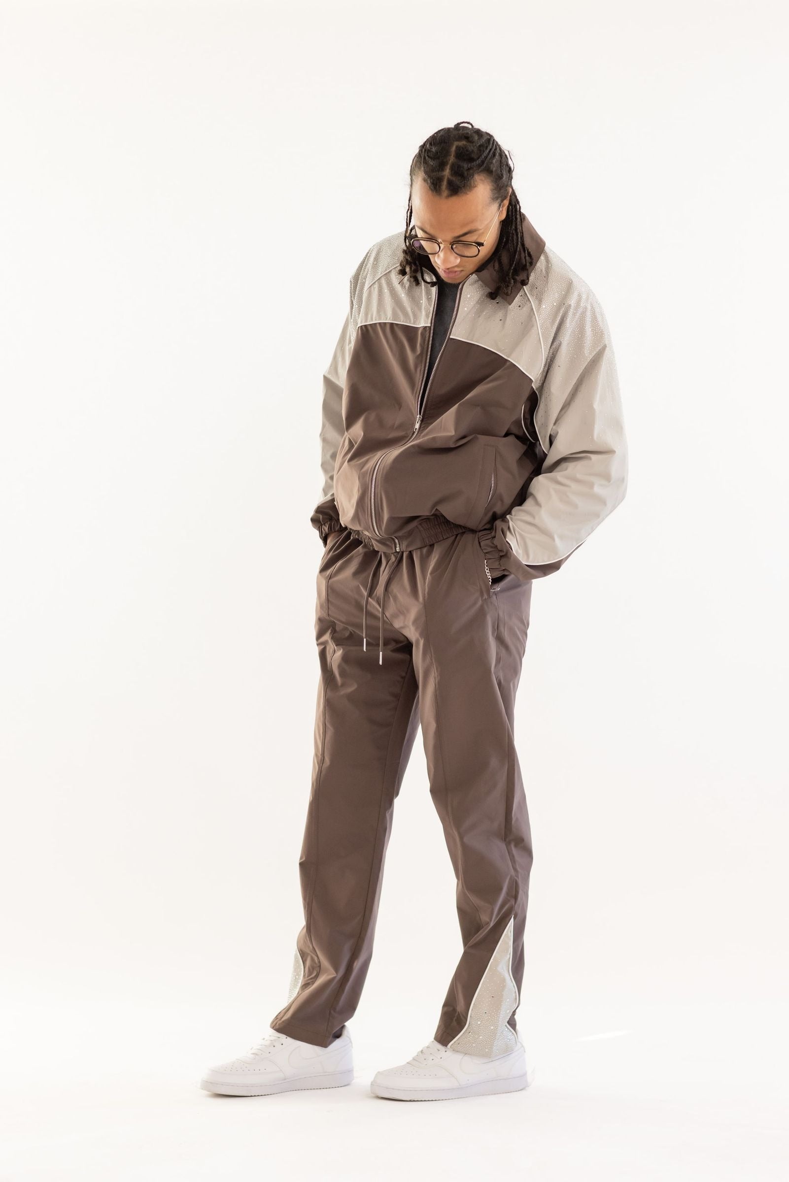 Survivance Survêtement Strass - Marron/Kaki