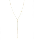 Collier Y Perle Flottante | Collier de Perles en Argent Sterling ou en Or Rempli