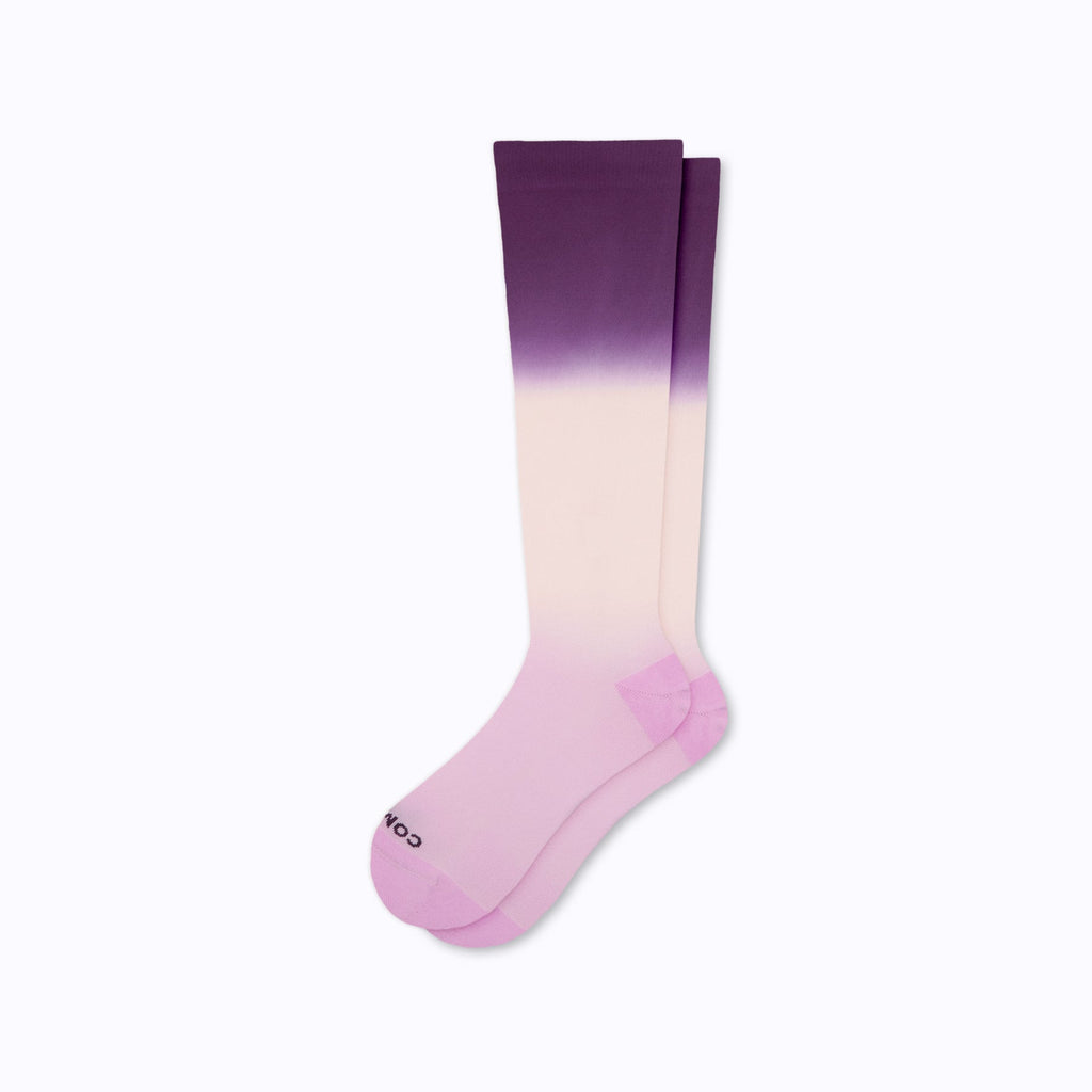 Chaussettes de compression à mi-mollet – Ombre double couche