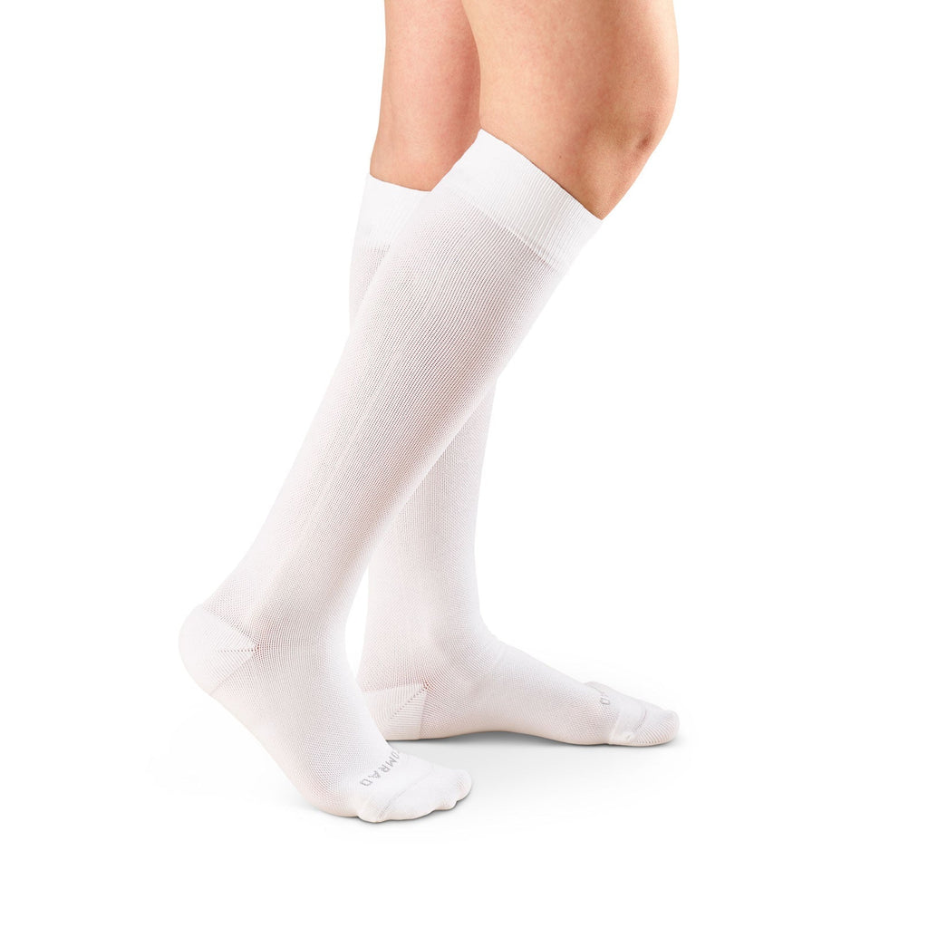 Chaussettes de contention mi-mollet – Lot de 3, coloris noir/rose/blanc