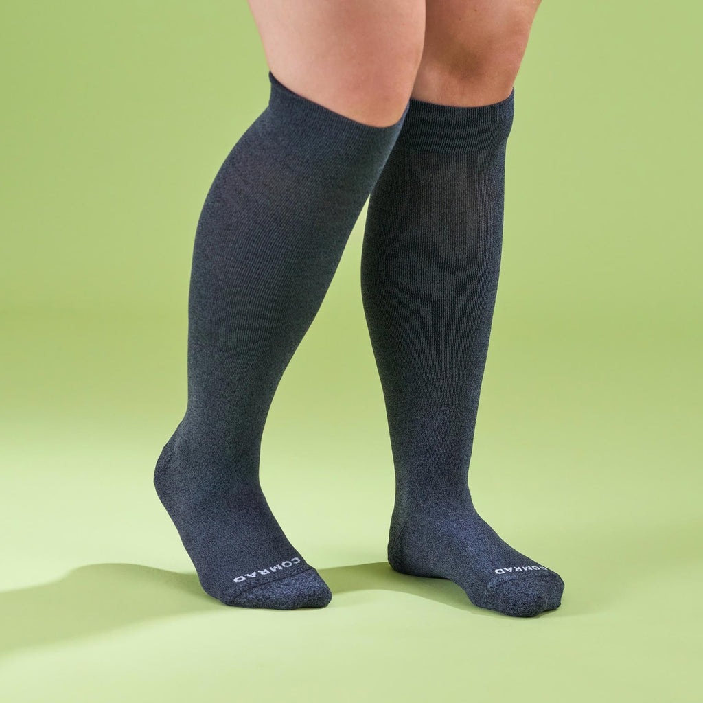 Chaussettes de compression montantes – Uni