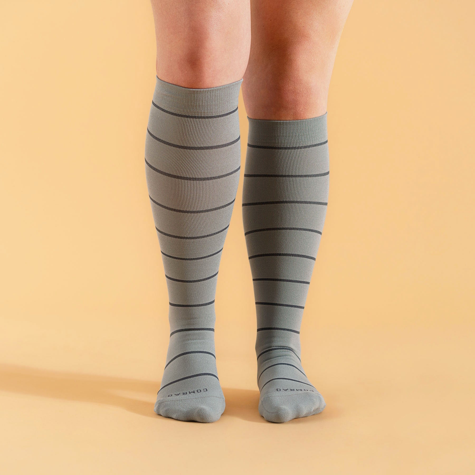Chaussettes de compression montantes – Lot de 3 rayures