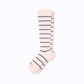 Chaussettes de compression hautes jusqu'aux genoux – Rayées (20-30 mmHg)