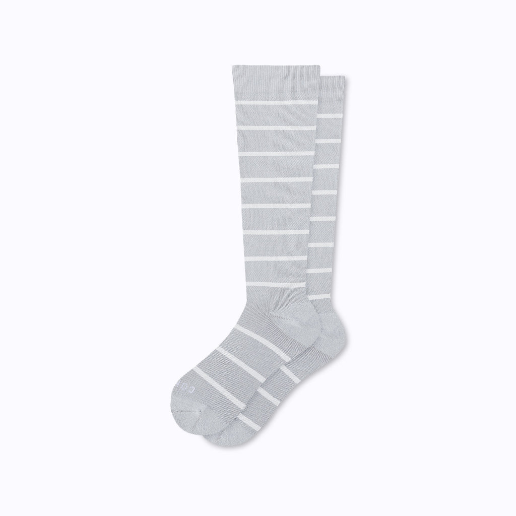 Chaussettes de compression montantes – Rayées