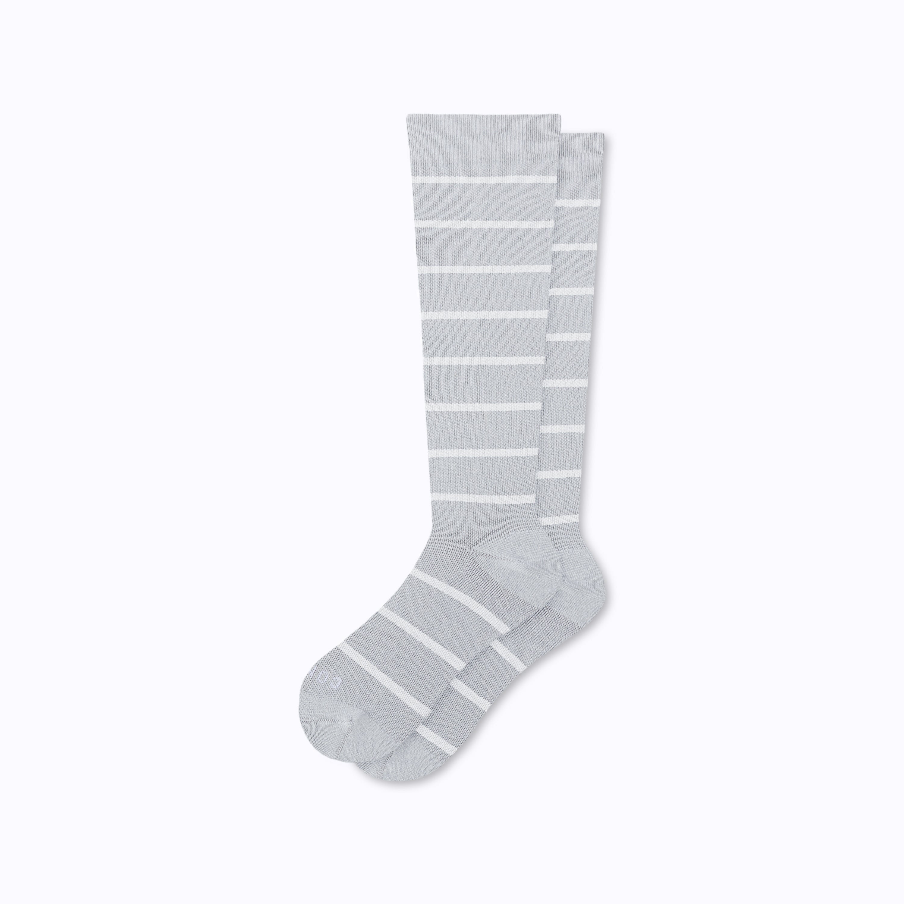 Chaussettes de compression montantes – Rayées