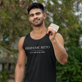 Hispanic Keto Is When You Eat Un Po-Keto De Todo Débardeur | Coton léger | T-shirts latinos viraux amusants | Unisexe