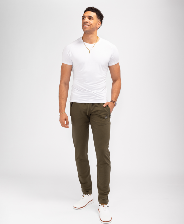 Pantalon de jogging athlétique confortable toute la journée - Fuselé (Coupe longue)