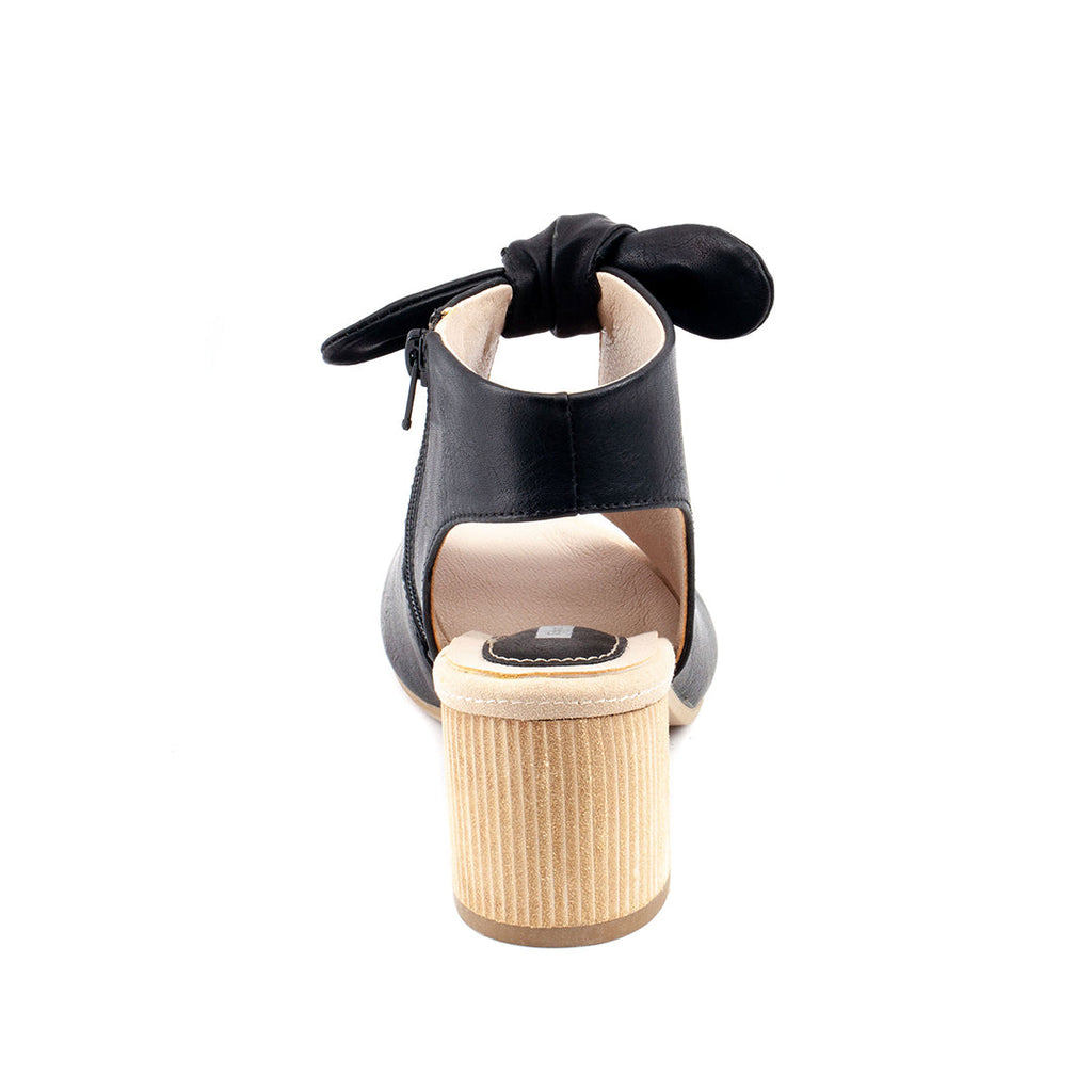 Sandales à talons noires Kimora pour femme