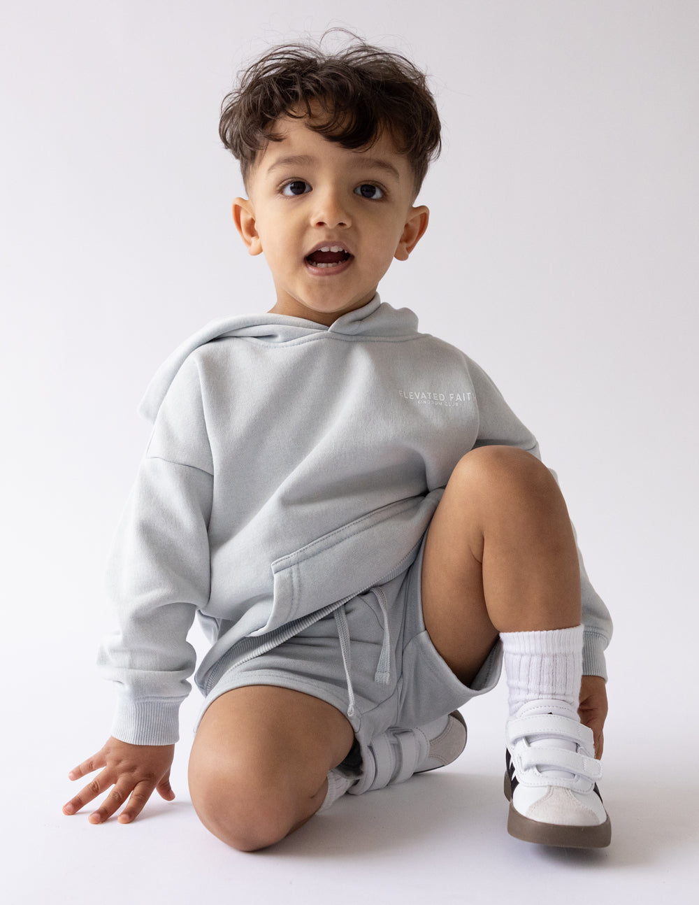 Sweat à capuche bleu pour enfants Kingdom Club