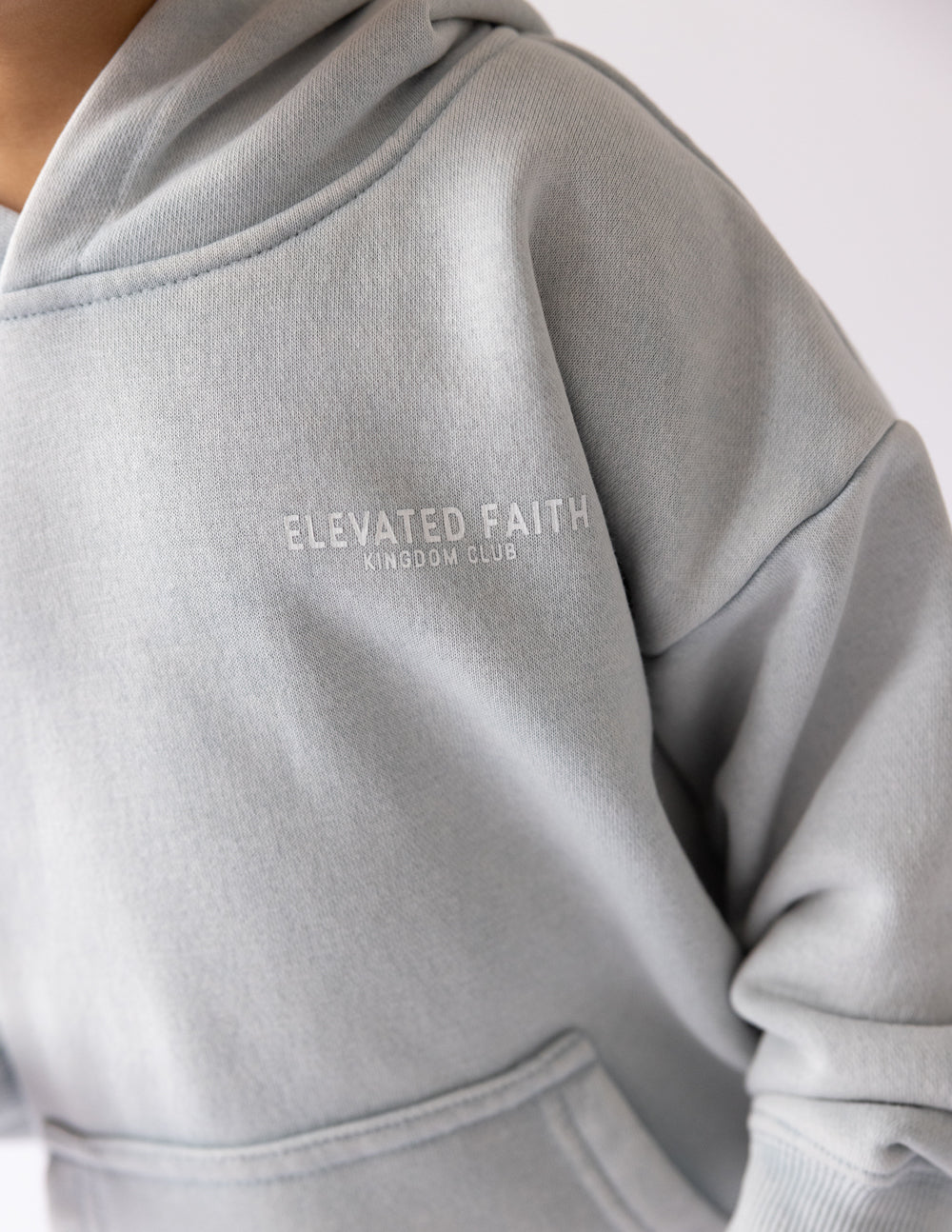 Sweat à capuche bleu pour enfants Kingdom Club