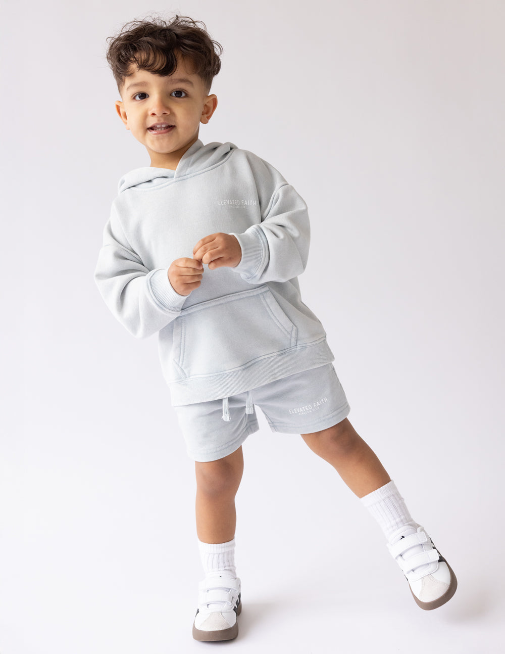 Sweat à capuche bleu pour enfants Kingdom Club