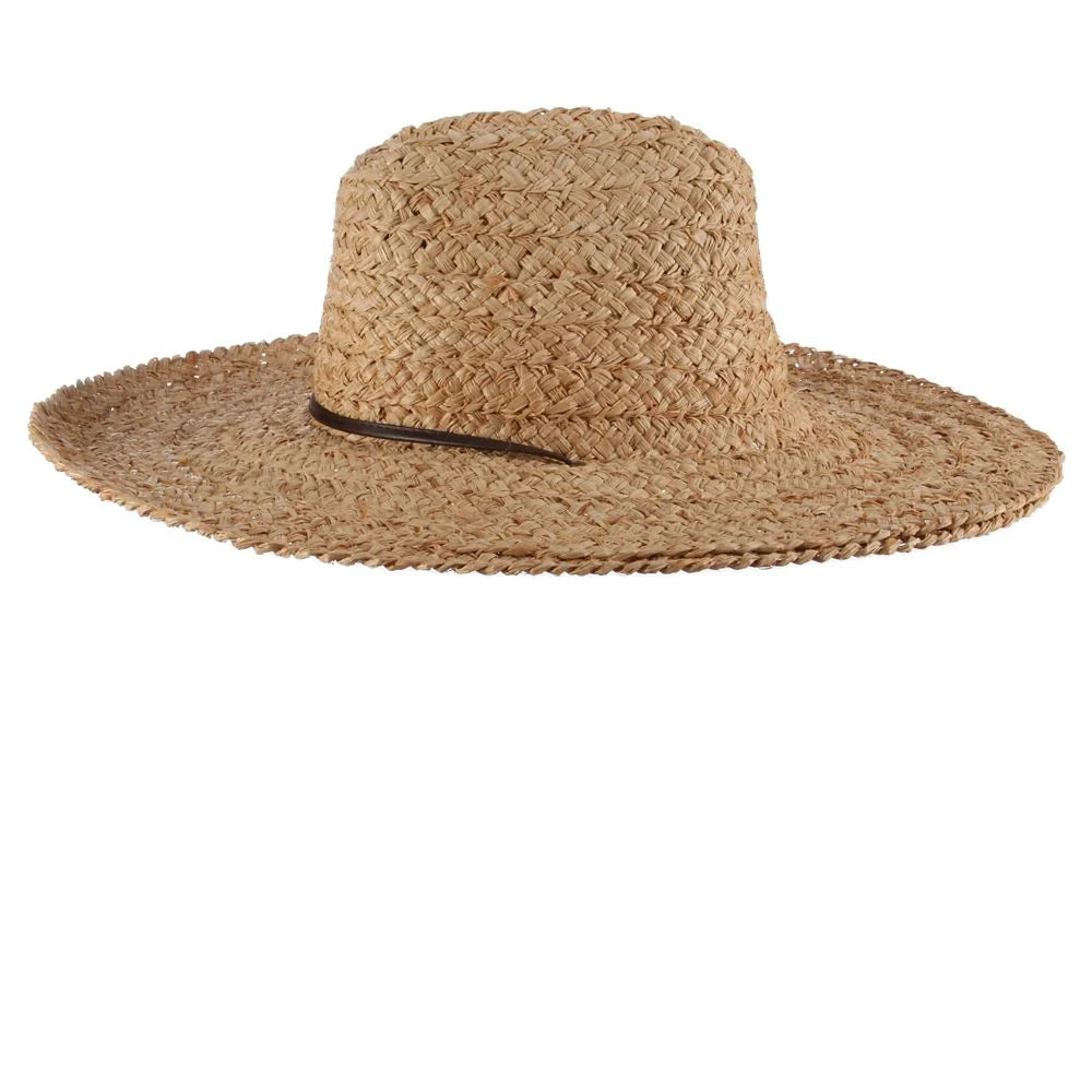 Scala Carina - Chapeau de soleil en paille à large bord