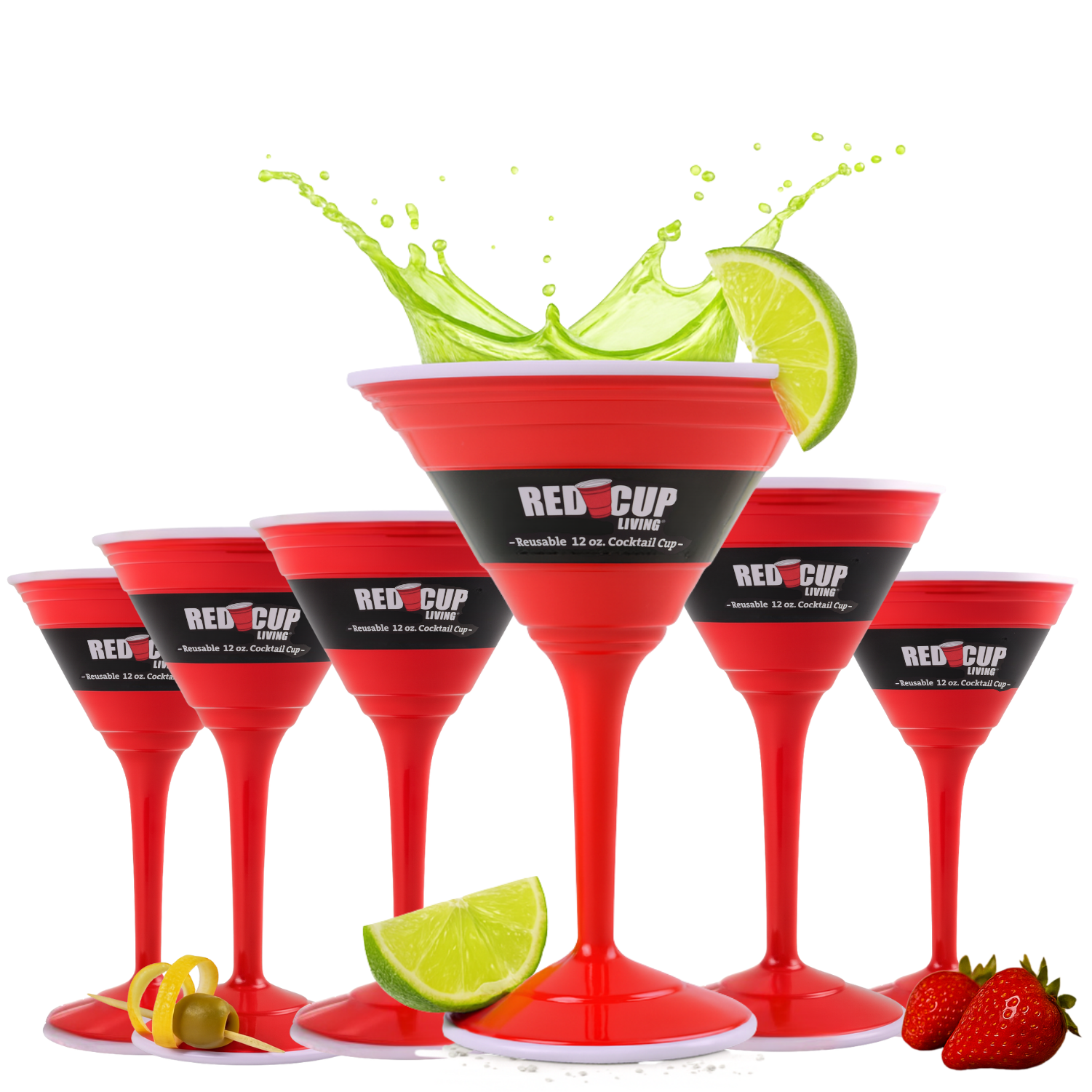 Gobelets à cocktail réutilisables de 35 cl