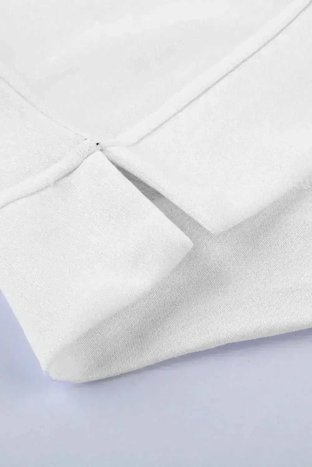 Sweat-shirt patchwork noir et blanc à épaules tombantes