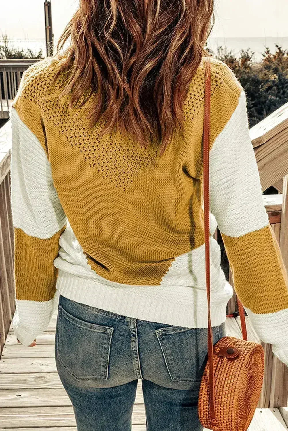 Pull à chevrons