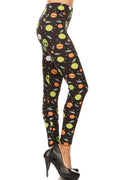 Leggings taille unique imprimé alien