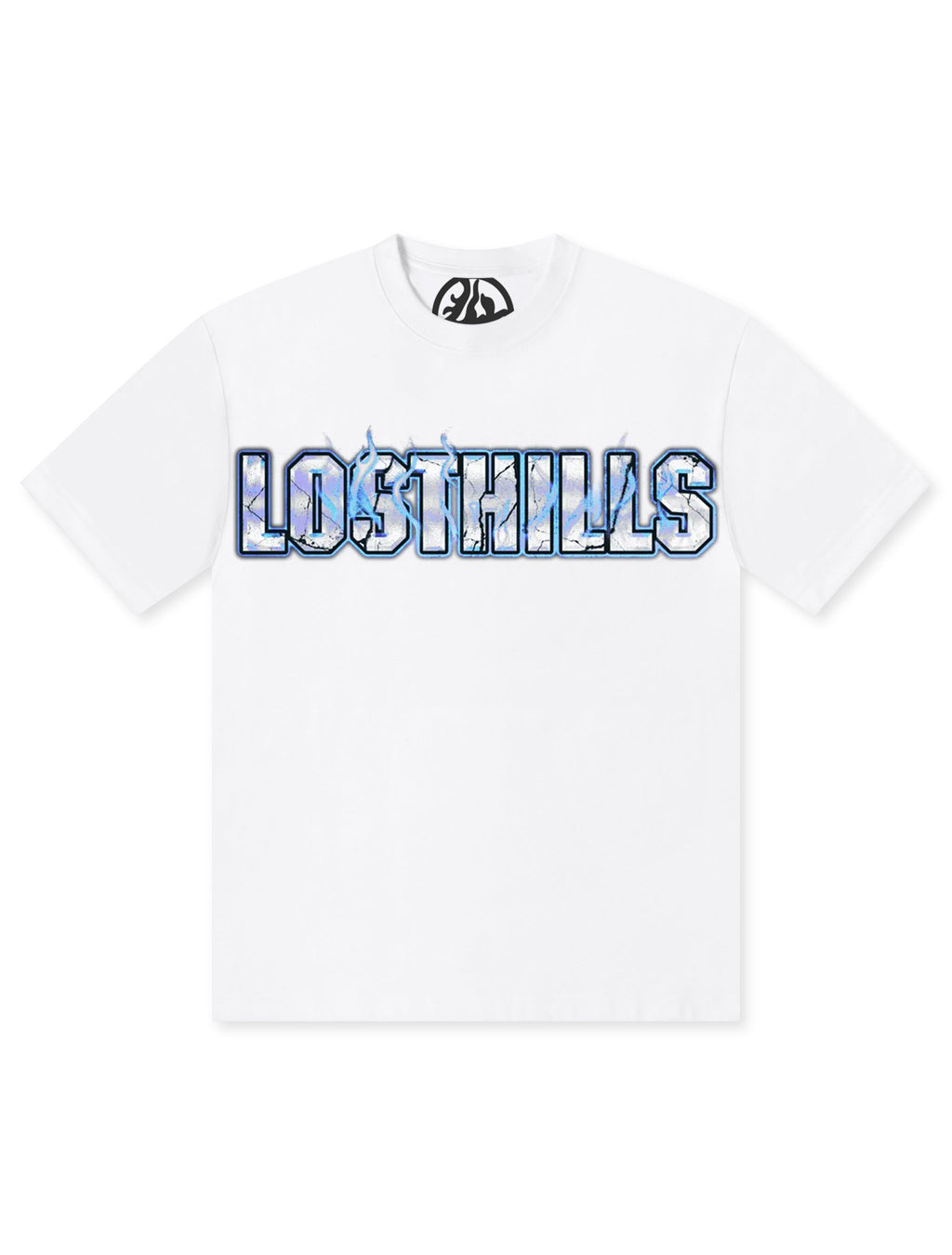 T-shirt Losthills Logo Inversé - Blanc