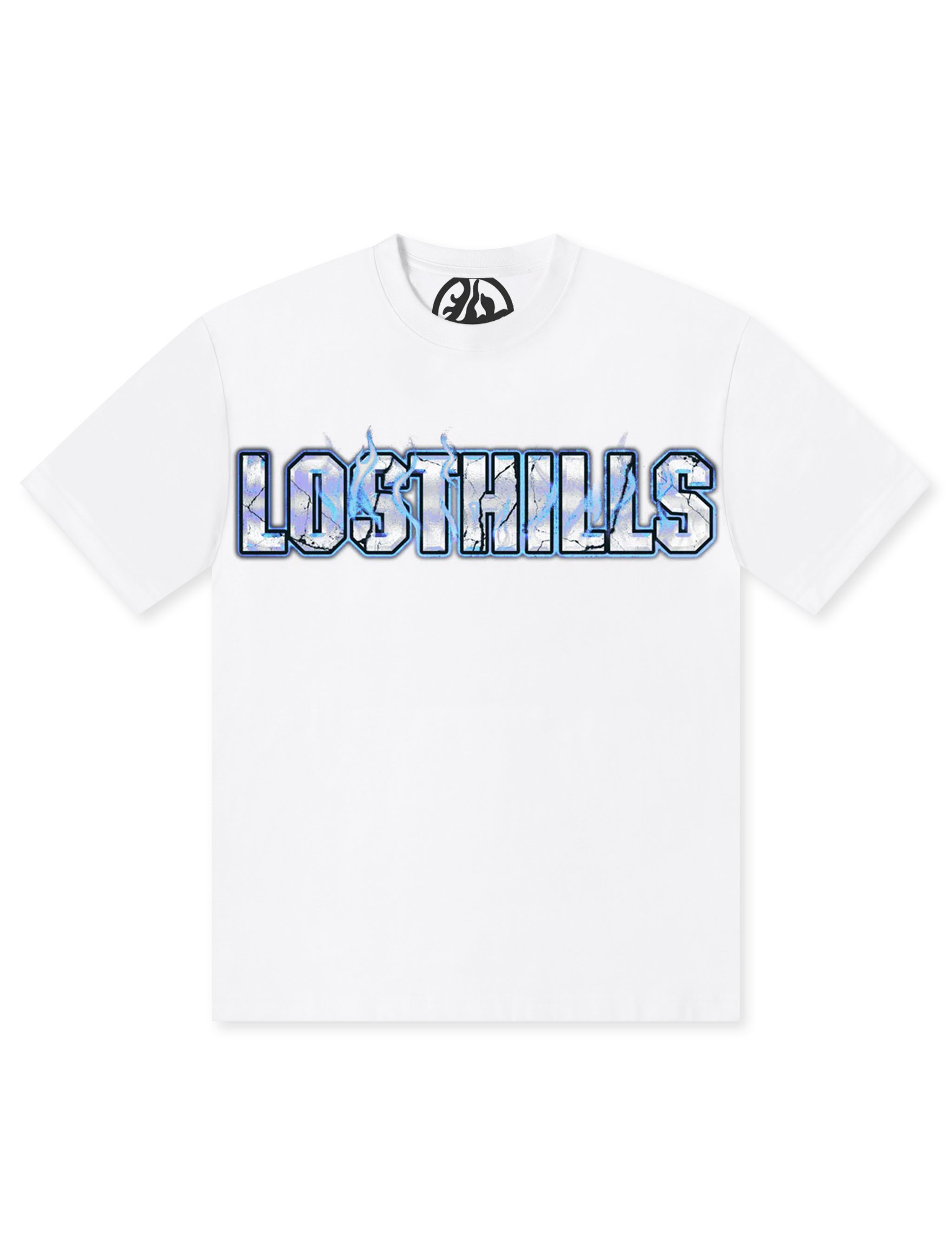 T-shirt Losthills Logo Inversé - Blanc