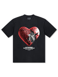 T-shirt de qualité supérieure Lonely Hearts Club Love Remains - Noir