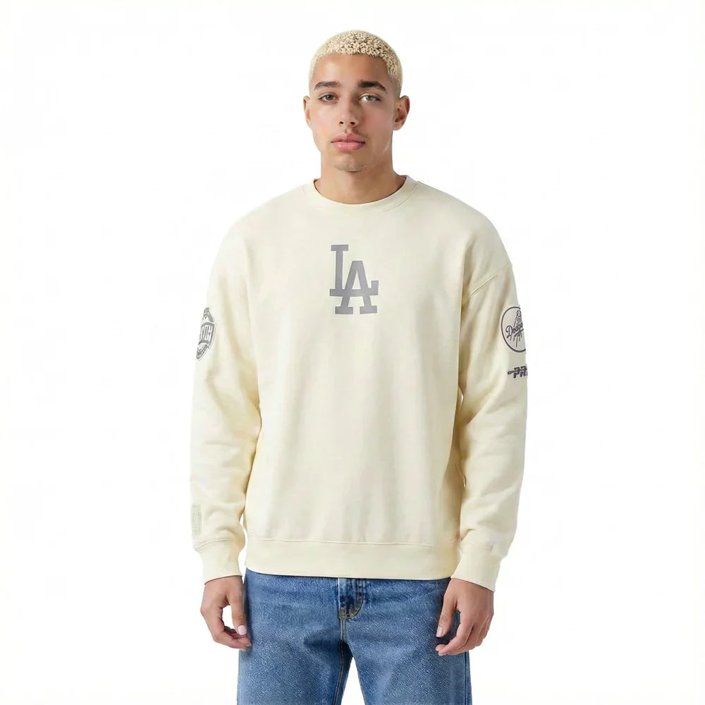 Pro Standard Los Angeles Dodgers Street Team manches longues - Coquille d'œuf