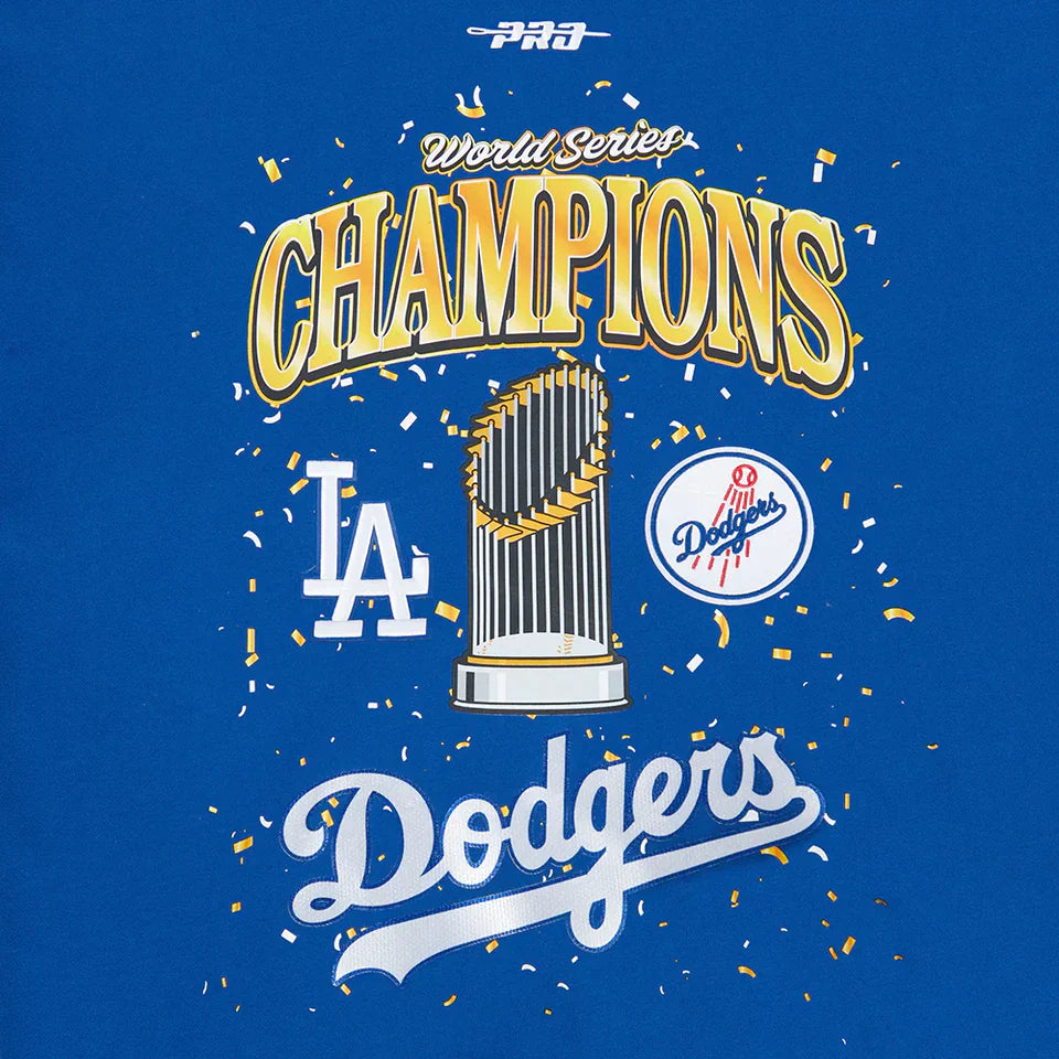 Sweat à capuche en molleton Pro Standard LA Dodgers World Series - Bleu roi