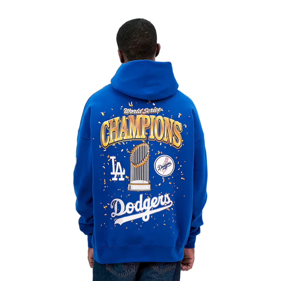 Sweat à capuche en molleton Pro Standard LA Dodgers World Series - Bleu roi