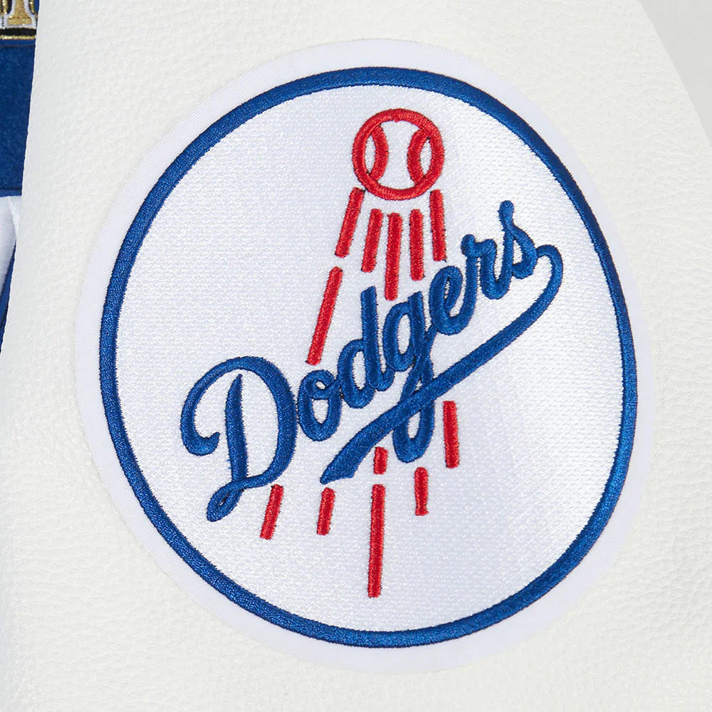 Blouson Teddy Pro Standard LA Dodgers World Series en Laine - Bleu Royal