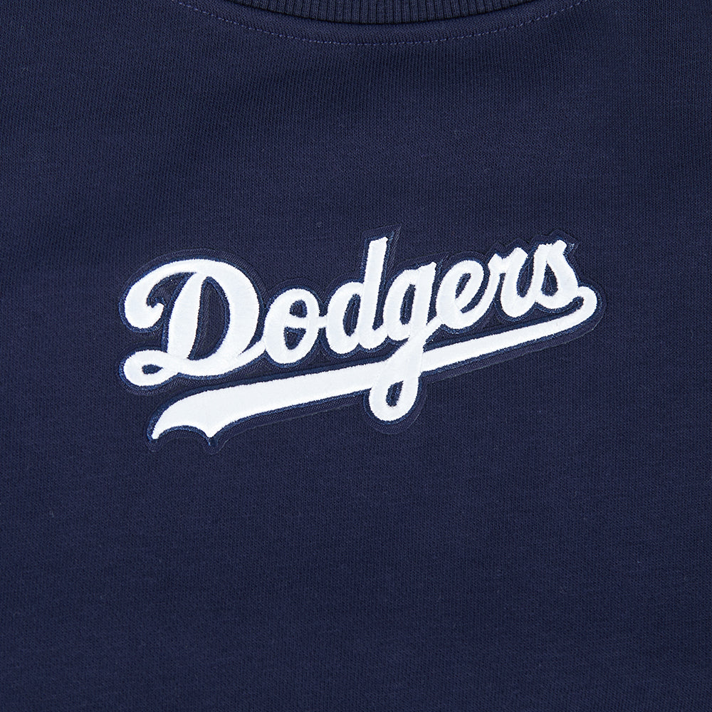Haut ras du cou court Pro Standard pour femme LA Dodgers Wingspan - Bleu marine nuit