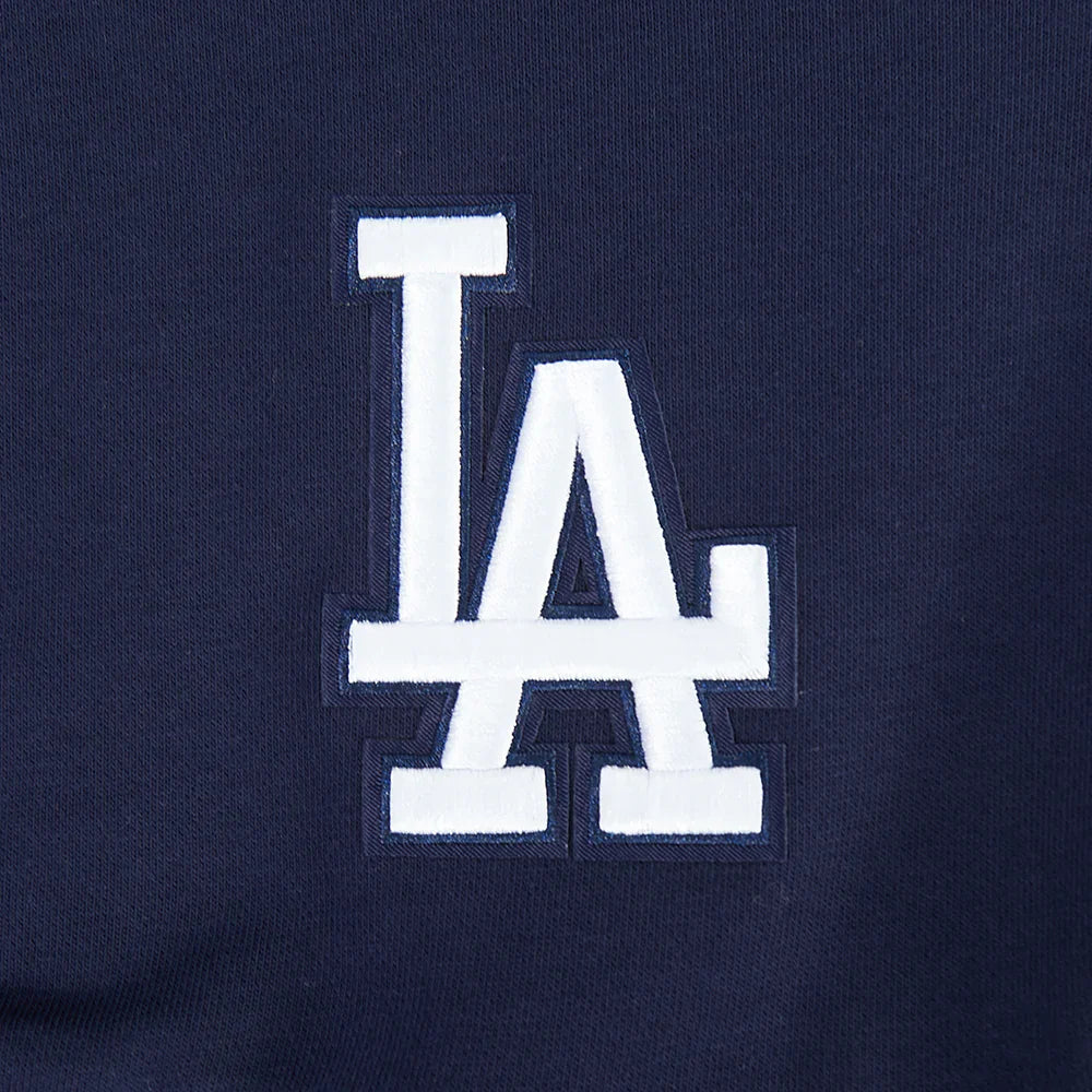 Haut ras du cou court Pro Standard pour femme LA Dodgers Wingspan - Bleu marine nuit