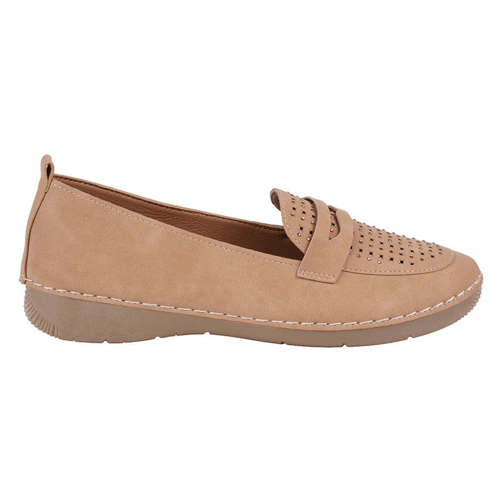 Mocassins plats Danita Natural Embellished pour femme