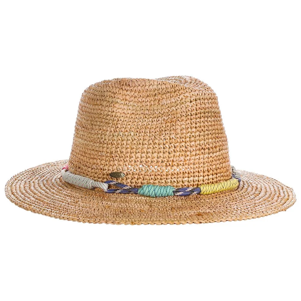 Scala Calla - Chapeau Fedora en Paille pour Femme