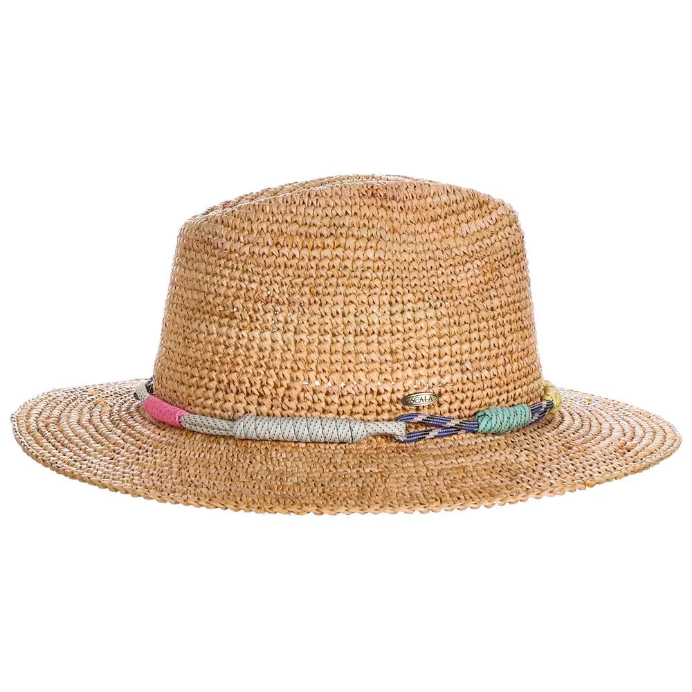 Scala Calla - Chapeau Fedora en Paille pour Femme