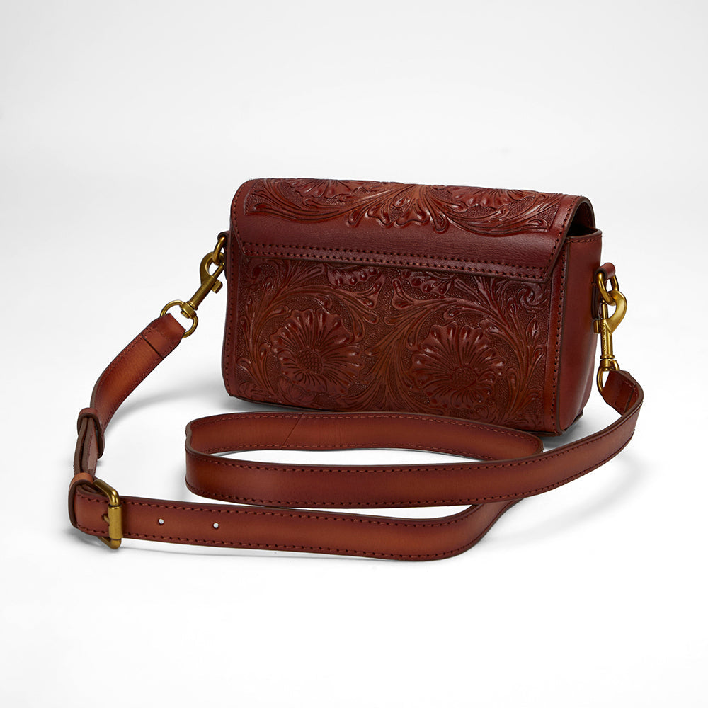 Loyal West MINI SAC SAVI EN CUIR TRAVAILLÉ À LA MAIN