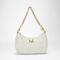 Loyal West SAC JOE EN CUIR NAPPA MATELASSÉ-BLANC