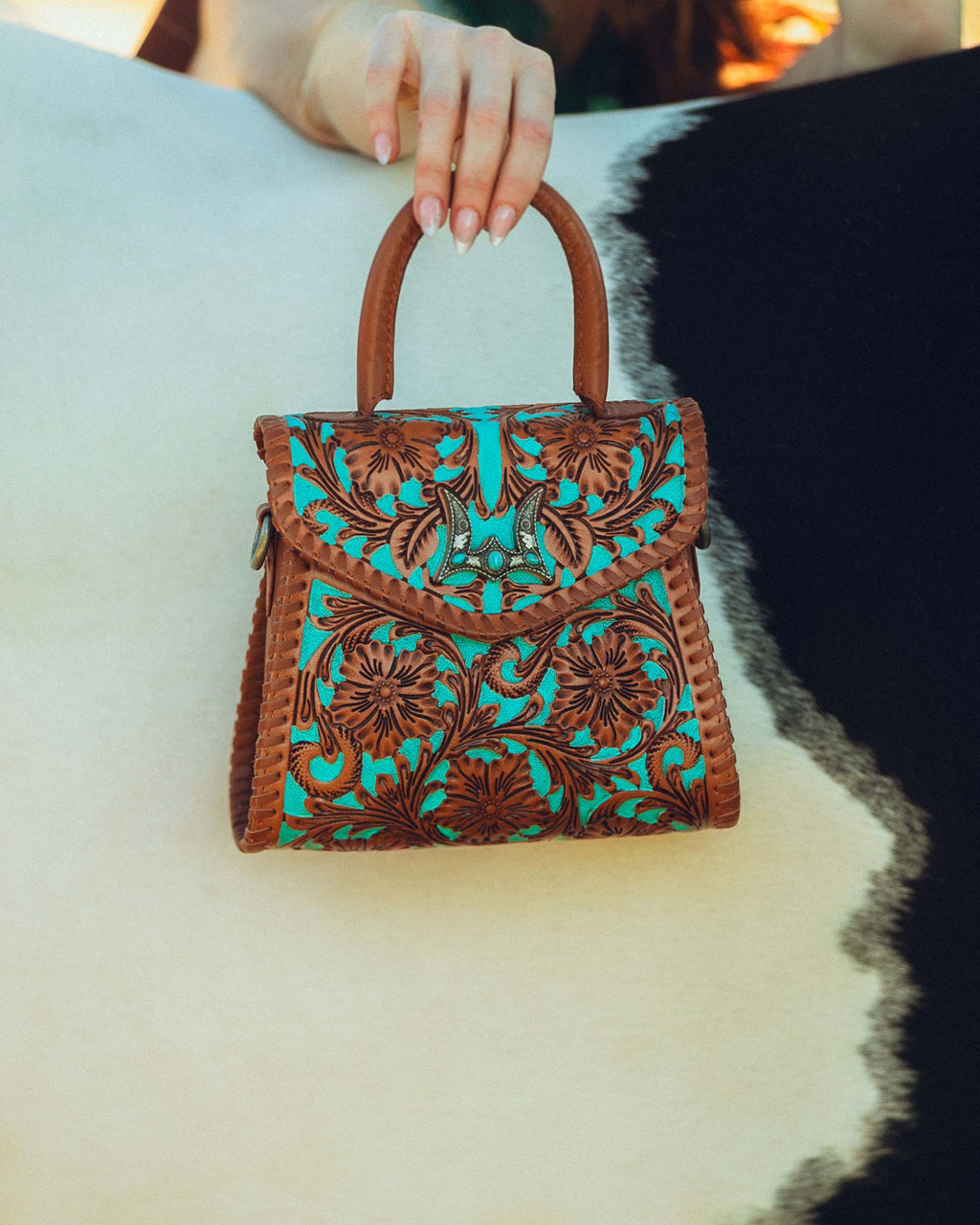 Loyal West Leon Mini Sac à Main - Whiskey & Water