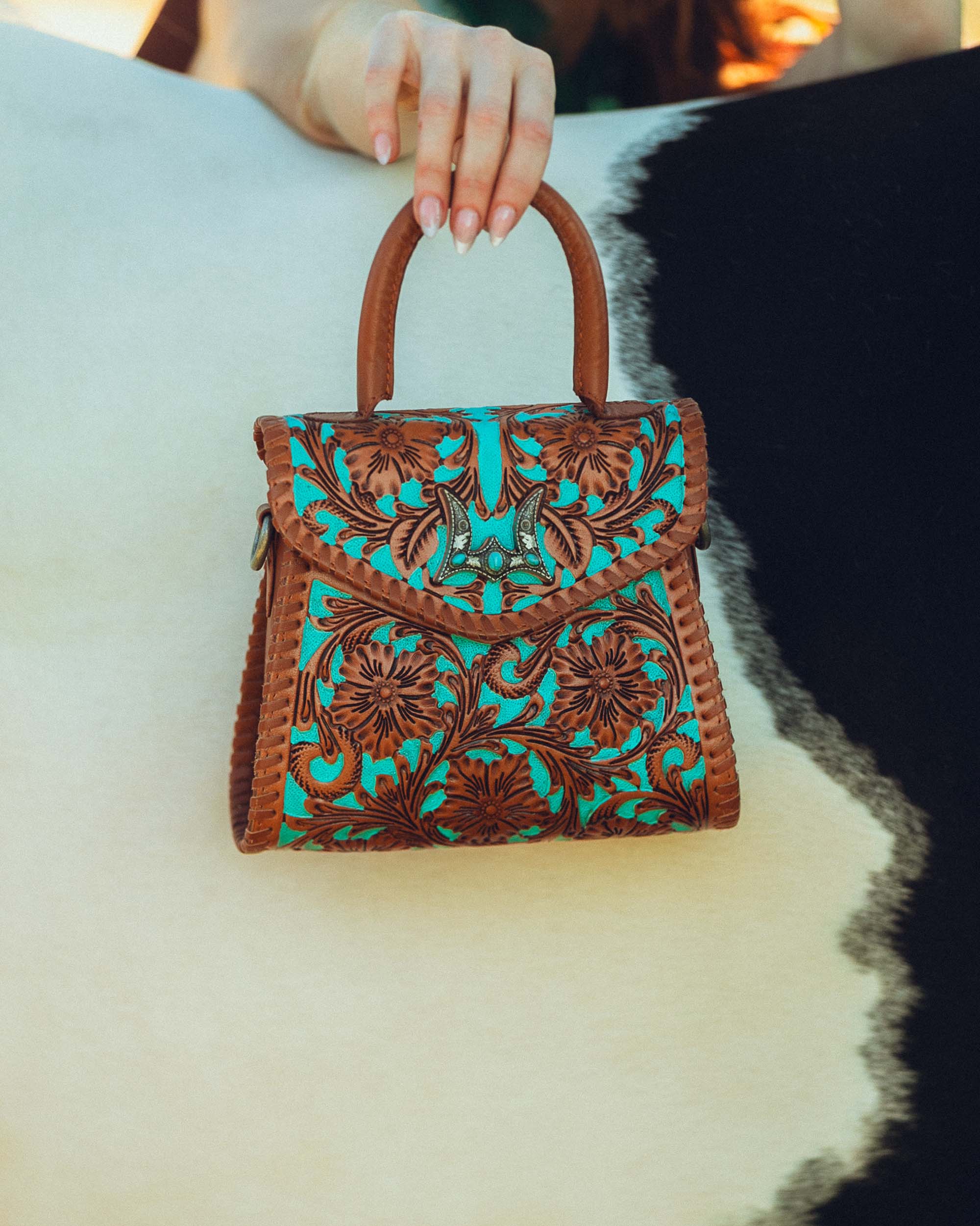 Loyal West Leon Mini Sac à Main - Whiskey & Water