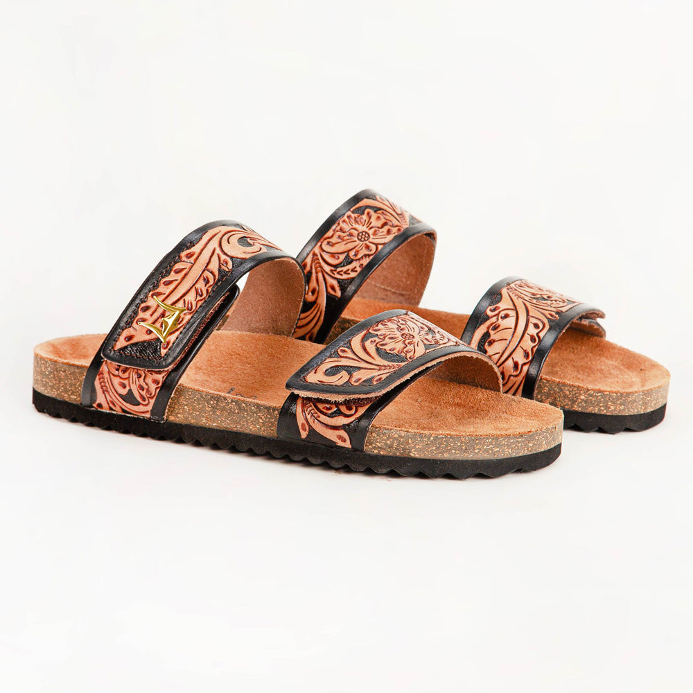 Sandales Loyal West Deen Canyon - Cuir repoussé