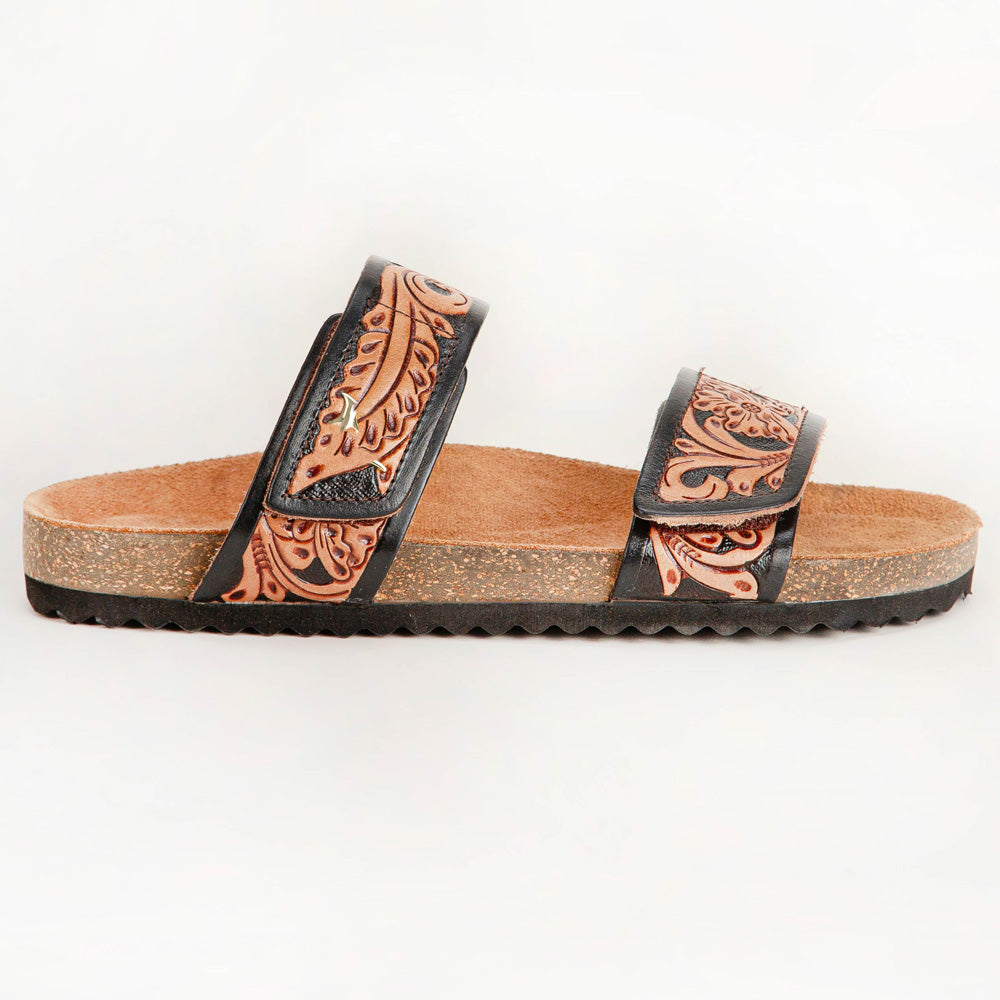 Sandales Loyal West Deen Canyon - Cuir repoussé