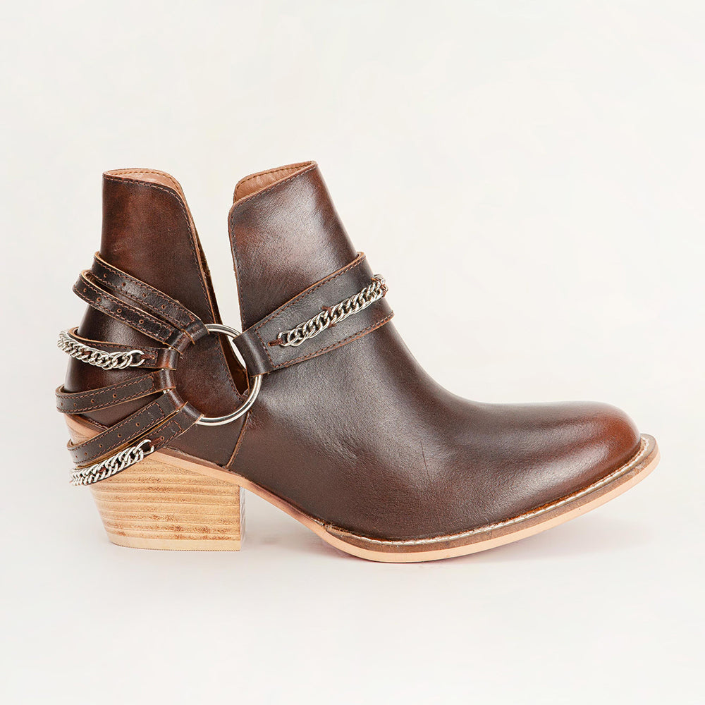 Bottines Loyal West Raven Canyon en cuir de veau