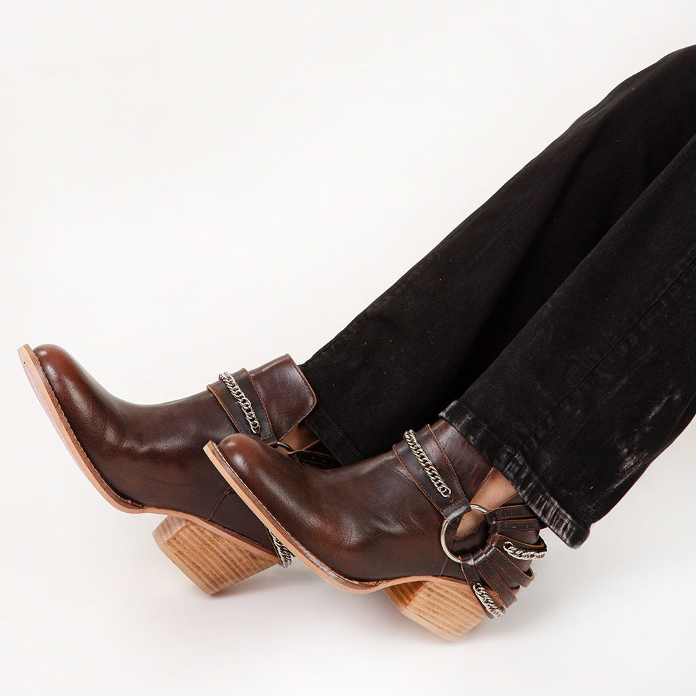 Bottines Loyal West Raven Canyon en cuir de veau