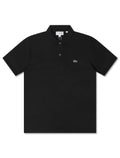 Polo Lacoste Paris en Pima Coton Coupe Droite - Noir
