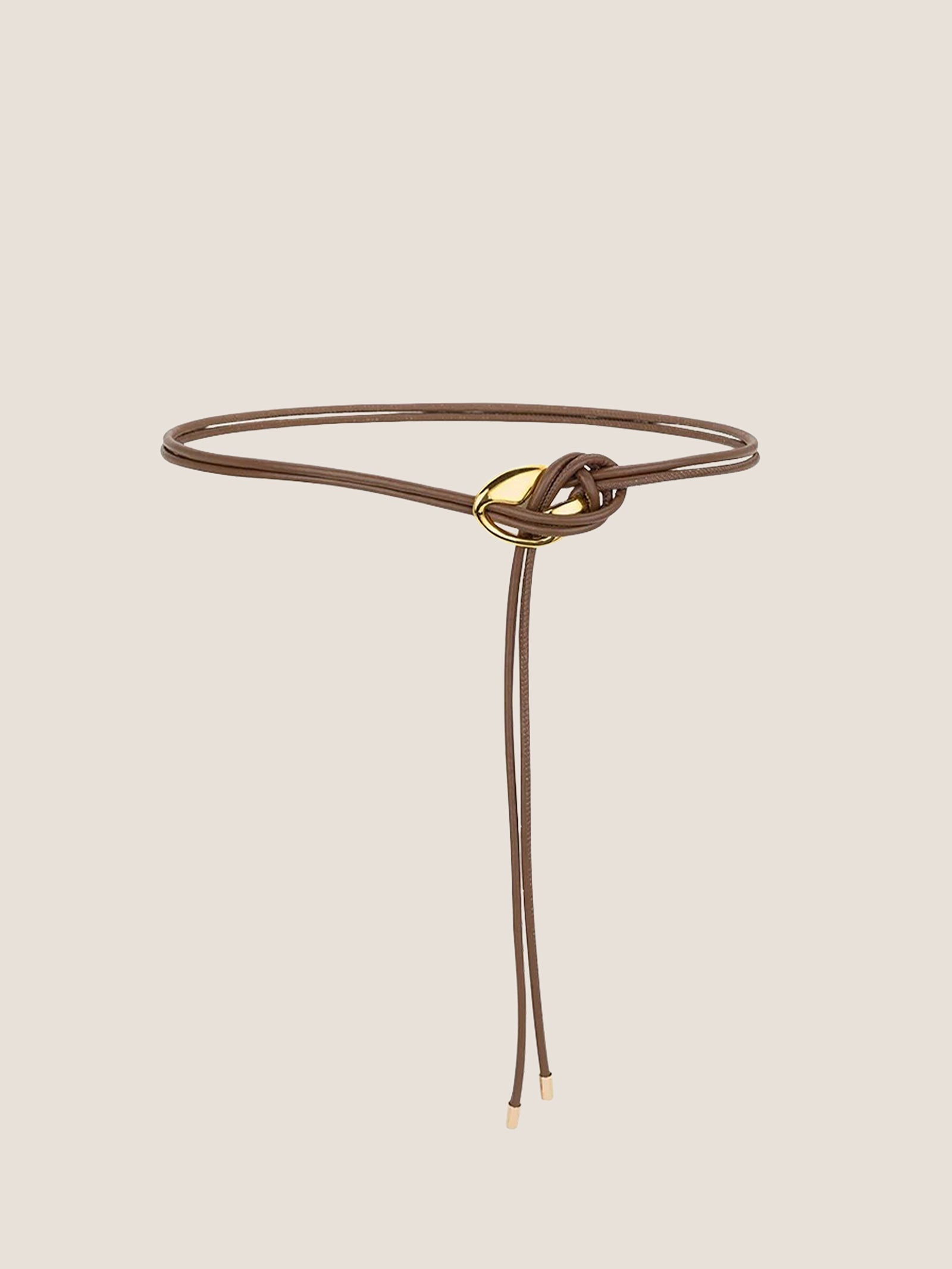 Ceinture en cuir recyclé, accessoire de taille polyvalent AURELIA