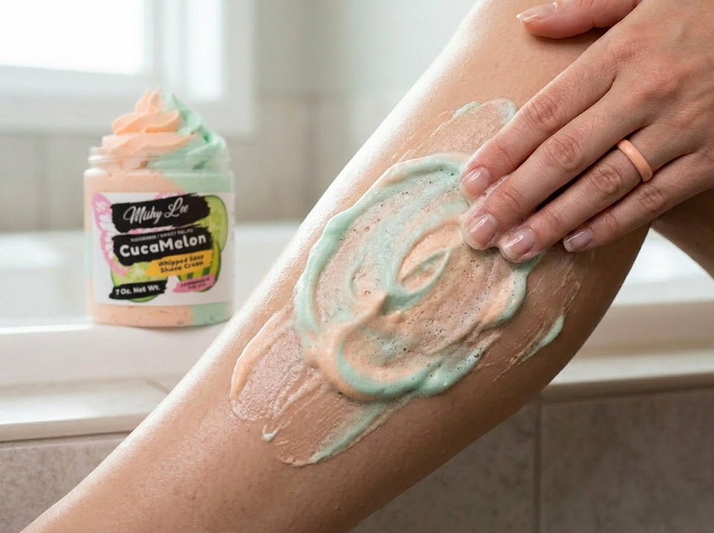 Crème fouettée CucaMelon pour le corps et le rasage