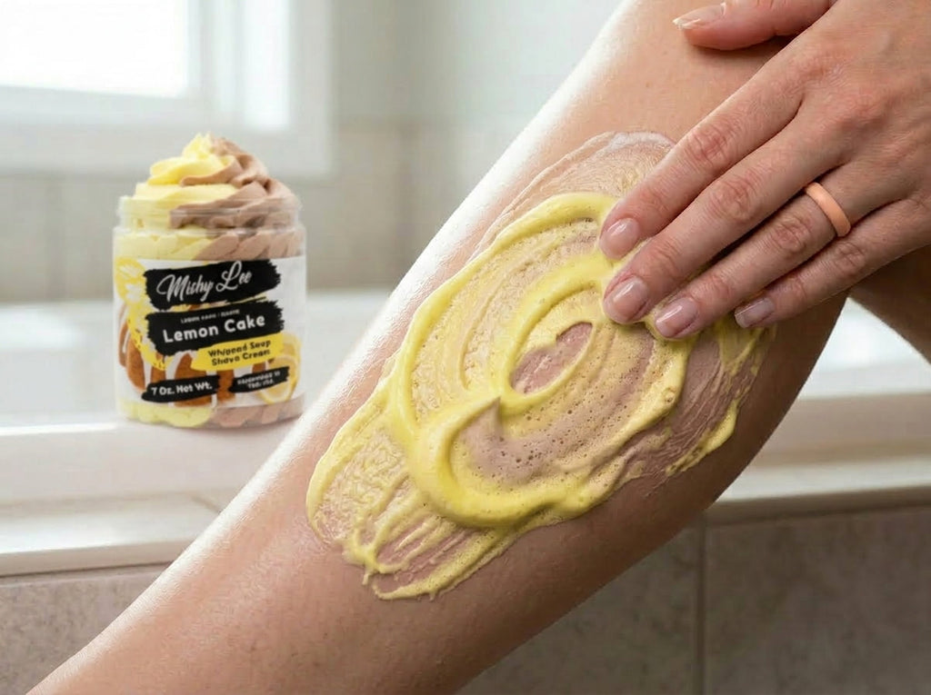 Savon Fouetté et Crème de Rasage Gâteau au Citron