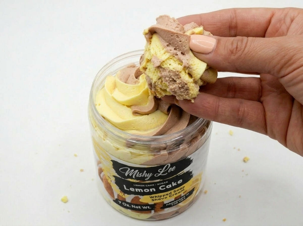 Savon Fouetté et Crème de Rasage Gâteau au Citron