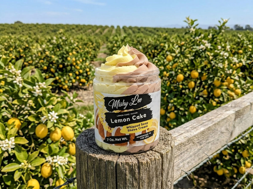 Savon Fouetté et Crème de Rasage Gâteau au Citron