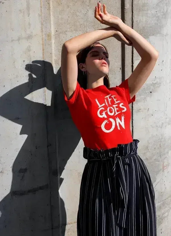 T-shirt femme La vie continue