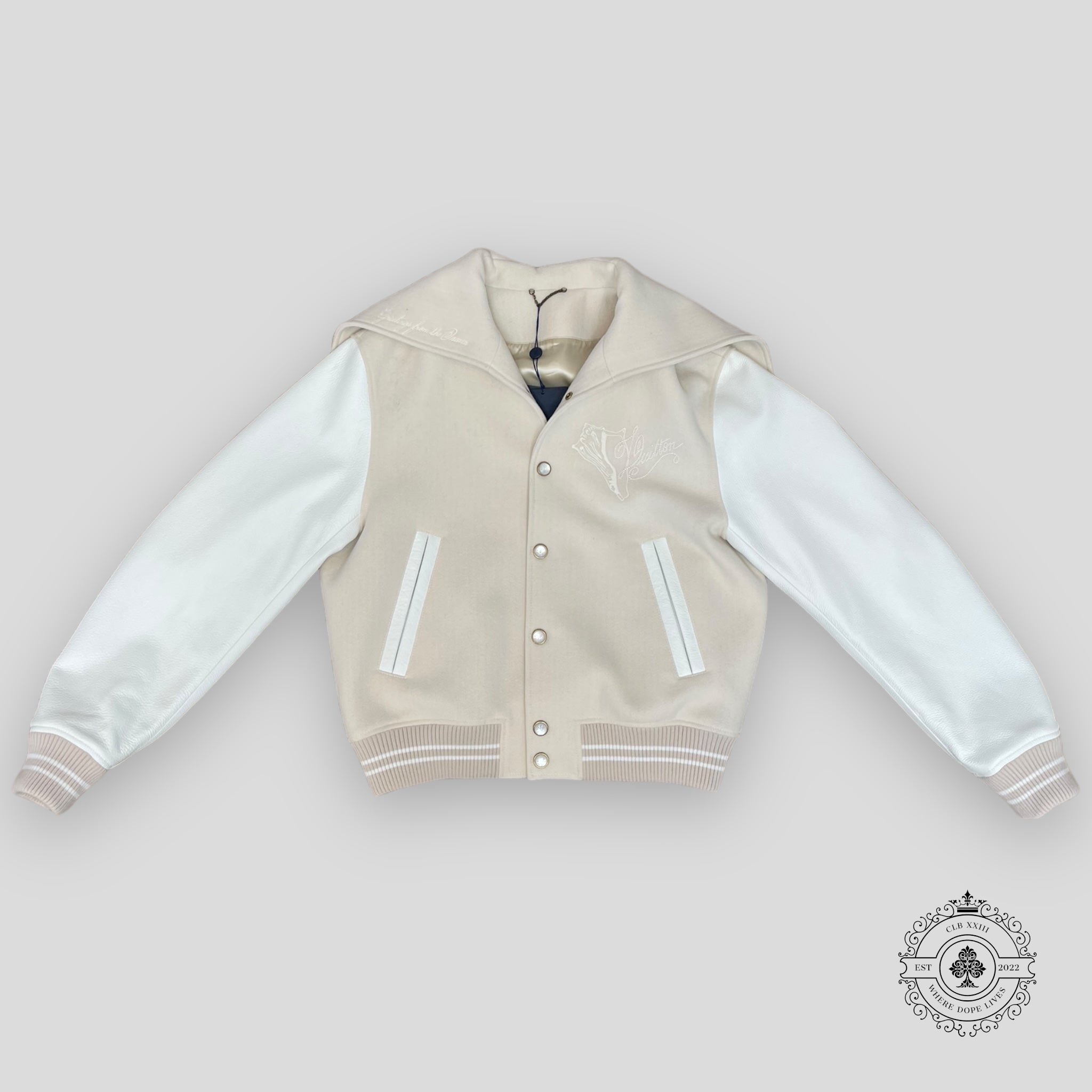 Blouson Teddy Marin en Veau Louis Vuitton