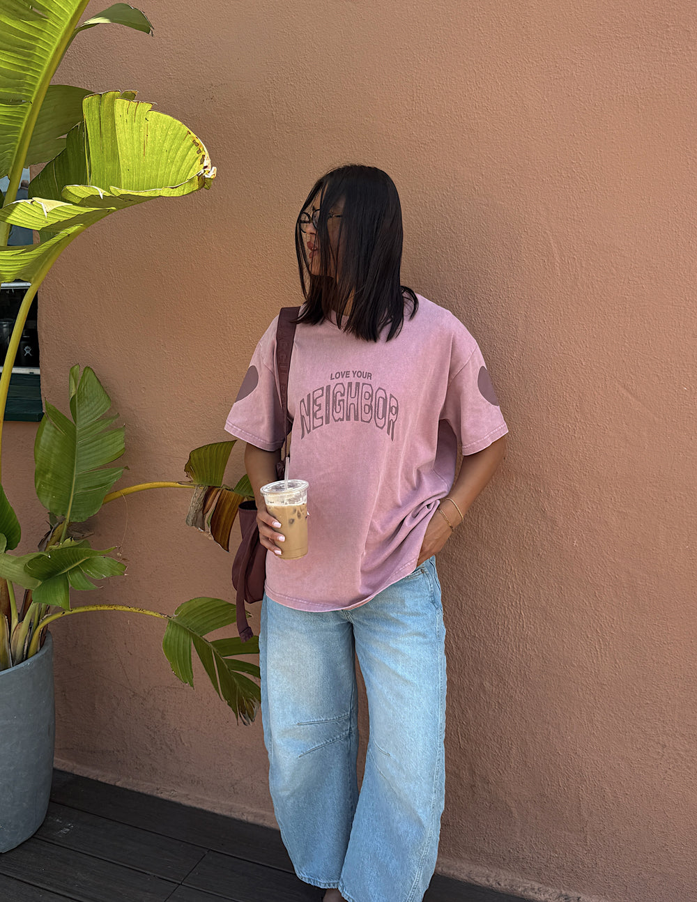 T-shirt lourd Aime ton prochain